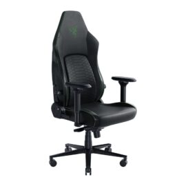 Razer Iskur V2 Gaming Chair, Built-in 6D Lumbar Support, High Density Foam Cushion, 4D Armrest, Head Cushion Include, EPU Grade Synthetic Leather, Black