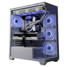 Sonic EL2 ATX ARGB Gaming Case (4x ARGB Fans) – White