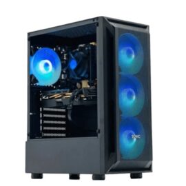 Sonic R19 ATX ARGB Gaming Case (3x ARGB Fans) – Black