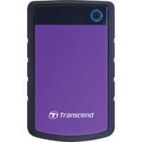 Transcend StoreJet 25H3P 2TB Shockproof Portable Hard Drive - Purple - Image 2