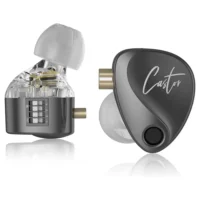 KZ Castor Wired IEM Earphone with Mic, 10mm Dual Magnetic + 8mm Dynamic Driver, Harman Target with Improved Bass in Ear Monitor, 4 Tuning Switches, 2Pin Detachable Cable - Image 2