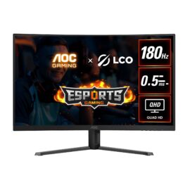 AOC CQ32G4E 31.5" QHD 180Hz 0.5ms HDR10 1500R Curved Adaptive Sync Gaming Monitor