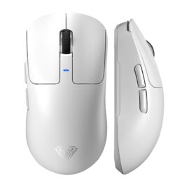 AULA SC680 58g Ultra-Lightweight Tri-Mode Wireless Gaming Mouse (White)