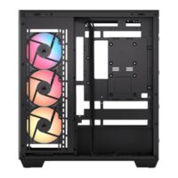 Corsair 3500X LX-R ARGB iCUE Link Tempered Glass Mid Tower PC Case - Black - Image 3