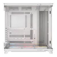 Corsair AIR 5400 LX-R ARGB iCUE Link Triple Chamber Mid-Tower Computer Case 3x RS-R 120mm Pre-Installed Fans Up to 360mm Radiator & 10x Fan Support Tempered Glass Panel White - Image 2