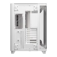 Corsair AIR 5400 LX-R ARGB iCUE Link Triple Chamber Mid-Tower Computer Case 3x RS-R 120mm Pre-Installed Fans Up to 360mm Radiator & 10x Fan Support Tempered Glass Panel White - Image 4