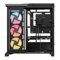 Corsair Frame 4500X LX-R RGB iCUE Link Panoramic Glass Mid-Tower PC Case - Black - Image 3