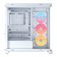 Corsair Frame 4500X LX-R RGB iCUE Link Panoramic Glass Mid-Tower PC Case - White - Image 2