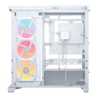 Corsair Frame 4500X LX-R RGB iCUE Link Panoramic Glass Mid-Tower PC Case - White - Image 3