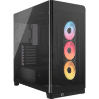 Corsair Frame 4500X RS-R ARGB Panoramic Glass Mid-Tower PC Case - Black