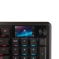 Corsair Vanguard 96 Wired Mechanical Gaming Keyboard – 96% Layout MLX Plasma Linear Switches 8000Hz Polling LCD Display Virtual Stream Deck G-Keys SOCD Flashtap Qwerty US – Black - Image 5