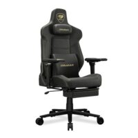 Cougar Armor Evo M PVC Leather, 5D Adjustable Armrest, Lumbar Cushion Gaming Chair Black/Gold - Image 2