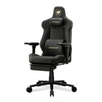 Cougar Armor Evo M PVC Leather, 5D Adjustable Armrest, Lumbar Cushion Gaming Chair Black/Gold - Image 3