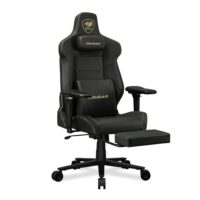 Cougar Armor Evo M PVC Leather, 5D Adjustable Armrest, Lumbar Cushion Gaming Chair Black/Gold - Image 4