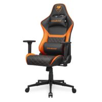 Cougar Armor One V2 4D Folding Armrests Reclining, Piston Lift Height Adjustment Gaming Chair Black/Orange - Image 3