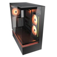 Cougar CFV235 Mid Tower ATX Float in Form. Flow in Function Case Black - Image 4