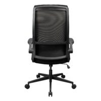 Cougar STRYDER Chair, Imitation Linen Material, Adjustable Headrest, Multi-Density Foam Seat, Ergonomically Contoured Lumbar Zone, Class 4 Gas Lift Cylinder, Black - Image 7