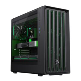 GameMax CLAW 460 Mid Tower Where Air Moves With Style Gaming Case - Black