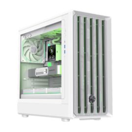 GameMax CLAW 460 Mid Tower Where Air Moves With Style Gaming Case - White