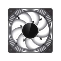 GameMax FN12A-C8I B 120mm ARGB Fan High-Performance Quiet Cooling - Black - Image 3