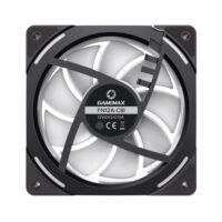 GameMax FN12A-C8I B 120mm ARGB Fan High-Performance Quiet Cooling - Black - Image 4