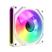 GameMax FN12A-S8I-RW Reverse 120mm ARGB Fan - White - Image 2