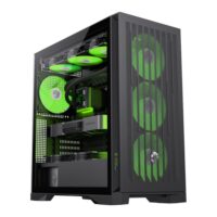 GameMax Leader 2 BK Mid Tower Gaming Case - Black