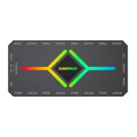 GameMax V4.0 ARGB HUB PWM BK Controller Black - Image 3