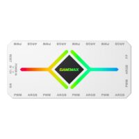 GameMax V4.0 ARGB HUB PWM HW Controller White - Image 3