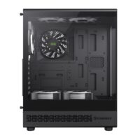 GameMax Vista COC AB ATX Mid-Tower features a 262° panoramic view Gaming Case - Black - Image 4