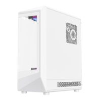 GameMax Vista COC AW ATX Mid-Tower features a 262° panoramic view Gaming Case - White - Image 6