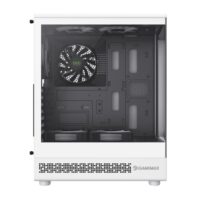 GameMax Vista COC AW ATX Mid-Tower features a 262° panoramic view Gaming Case - White - Image 3