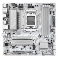 Gigabyte B850M DS3H Ice AM5 M-ATX Motherboard AMD B850 Chipset 4x DDR5 DIMM Slots, Up to 256GB Max Memory 1x PCIe 5.0 x16, 2x M.2 Slots White - Image 2