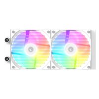 ID-COOLING FX240 LCD 240 mm AIO Liquid CPU Cooler with 1.48″ Full-Color LCD Display - White - Image 3