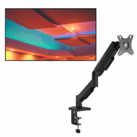 Lenovo ThinkVision T27h-30 27" WQHD IPS 2560x1440 60Hz 4ms HDMI, DisplayPort, USB-C Monitor With MXG EMA-12 Economical Mechanical Spring Monitor Arm