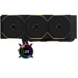 Lian Li HydroShift II LCD-C 360R ARGB 360mm AIO Liquid CPU Cooler - Black