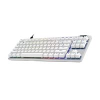 Logitech PRO X TKL RAPID Wired Mechanical Keyboard, Magnetic Analog Switches, Rapid Trigger, LIGHTSYNC Technology, Wired Connectivity, English (US) Layout, White 920-013242 - Image 3
