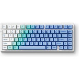 MCHOSE G75 Pro 75% Mechanical Keyboard Matcha Latte Switch Gasket Mount Hot-Swappable Cherry Profiles & PBT Double-Shot RGB Backlight, Tri-Mode Connection Arctic Snow