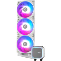 MSI MAG CoreLiquid A13 360mm ARGB AIO Liquid CPU Cooler White - Image 3