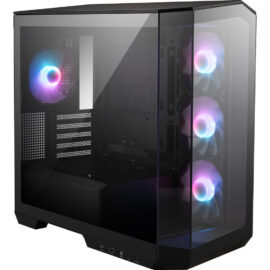 MSI MAG PANO M100R PZ Premium Mid-Tower Gaming PC Case - Black