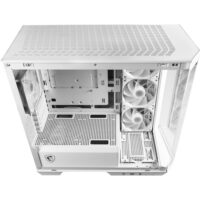 MSI MAG PANO M100R PZ Premium Mid-Tower Gaming PC Case - White - Image 9