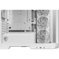 MSI MAG PANO M100R PZ Premium Mid-Tower Gaming PC Case - White - Image 7