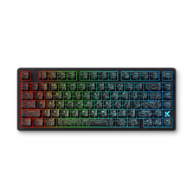 Mchose JET75-10 Black Topographic Kailh Magnetic God Switch Wired Gaming Keyboard