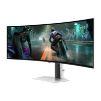 Samsung Odyssey G9 49" LS49DG912SMXUE OLED Dual QHD (5120 x 1440) 144Hz Refresh Rate 0.03Ms Response Time, NVIDIA G-Sync Compatible, Height Adjustable Gaming Monitor Silver - Image 2