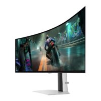Samsung Odyssey G9 49" LS49DG912SMXUE OLED Dual QHD (5120 x 1440) 144Hz Refresh Rate 0.03Ms Response Time, NVIDIA G-Sync Compatible, Height Adjustable Gaming Monitor Silver - Image 3