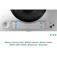 Samsung Odyssey G9 49" LS49DG912SMXUE OLED Dual QHD (5120 x 1440) 144Hz Refresh Rate 0.03Ms Response Time, NVIDIA G-Sync Compatible, Height Adjustable Gaming Monitor Silver - Image 11