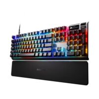 SteelSeries Apex Pro Gen 3 Full Size OmniPoint 3.0 HyperMagnetic Switches Adjustable Actuation Rapid Trigger Game-Ready Presets Protection Mode Rapid Tap/SOCD OLED RGB PBT Keycaps USB-C - Image 2