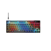 SteelSeries Apex Pro TKL Gen 3 OmniPoint 3.0 HyperMagnetic Switches Adjustable Actuation Rapid Trigger Game-Ready Presets Protection Mode Rapid Tap/SOCD OLED RGB PBT Keycaps USB-C