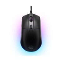 SteelSeries Rival 3 Gen 2 RGB Gaming Mouse 8500 DPI TrueMove Core Optical Sensor 60 Million Click Durability Low Latency 77g Lightweight 100% PTFE Feet RGB Black