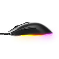 SteelSeries Rival 3 Gen 2 RGB Gaming Mouse 8500 DPI TrueMove Core Optical Sensor 60 Million Click Durability Low Latency 77g Lightweight 100% PTFE Feet RGB Black - Image 4